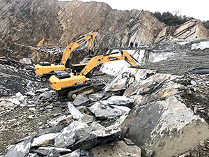 natural slate stone quarry